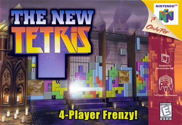 New Tetris box art for Nintendo 64